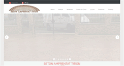 Desktop Screenshot of betonamprentat-tition.ro